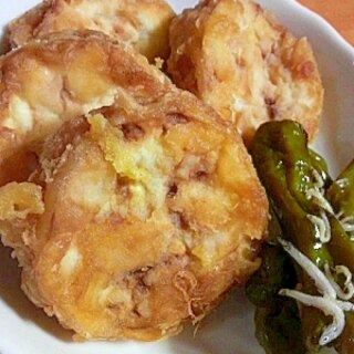 ズッキーニの肉ばさみ焼き～